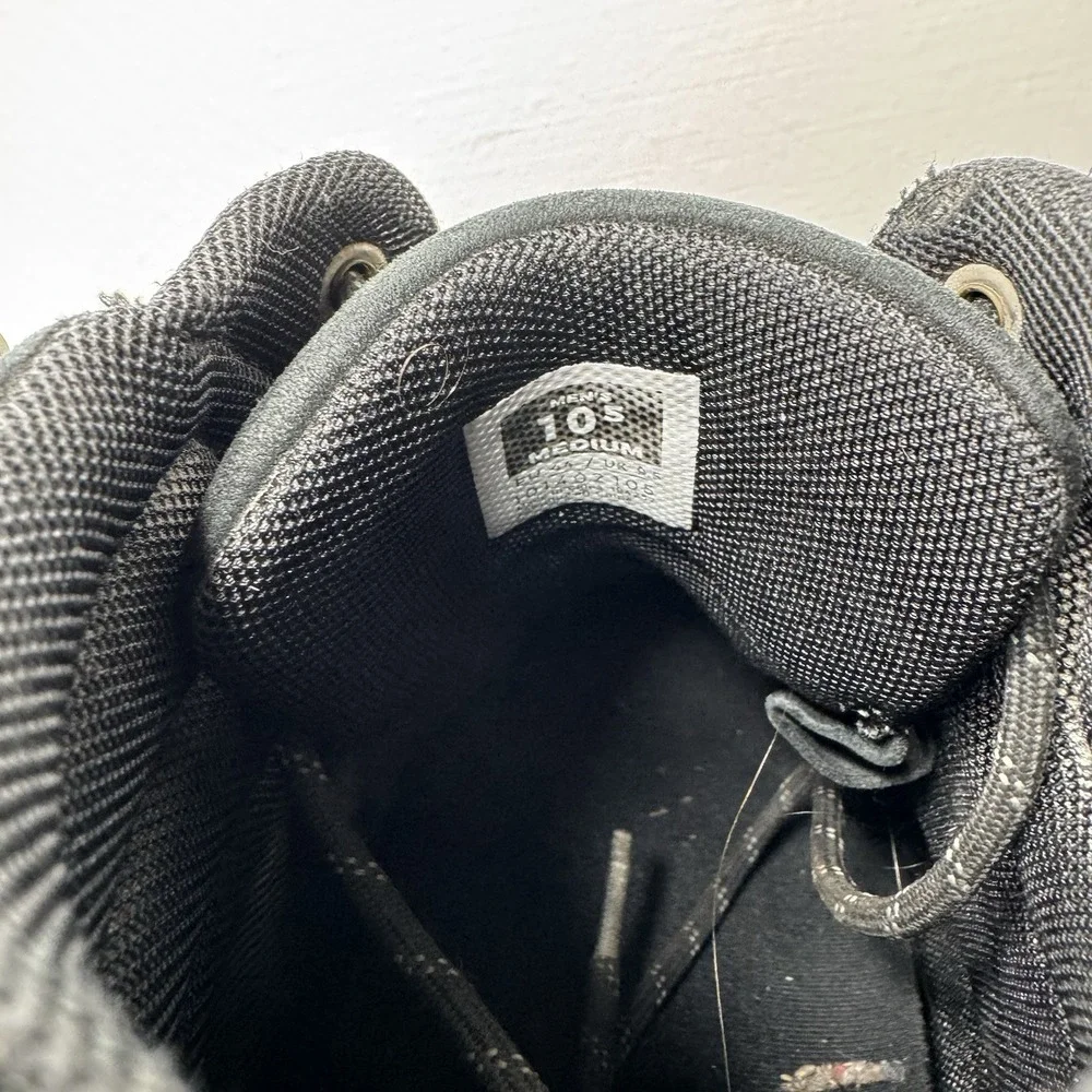 Kuru Quest Black Leather Plantar Fasciitis Chukka Boots Mens Size 10.5 M EU 42‎